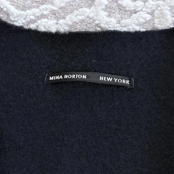 Mina Norton Felted Wool Long Vest - Picture 12 of 15